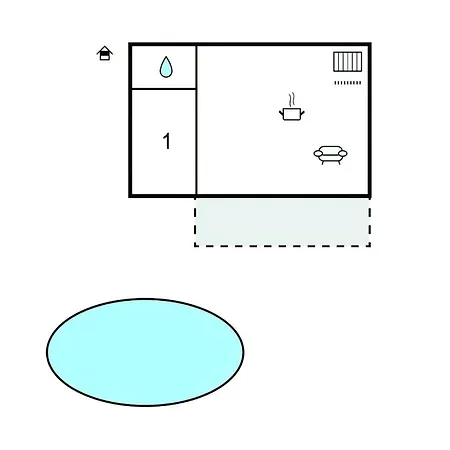 Apartmán 1 Bedroom Awesome In Bast